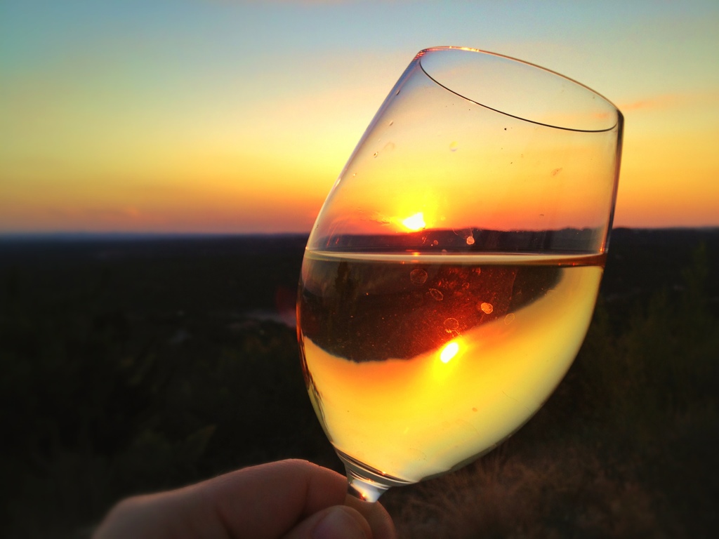 Wine at Sunset by Alex Suarez © 2013