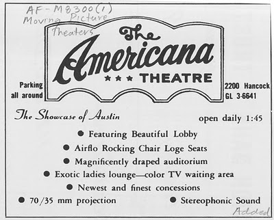 American Theatre Ad, Austin History Center
