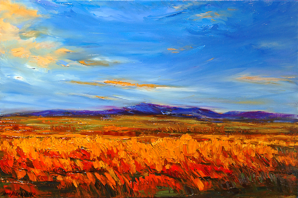 It Was Beautiful That Afternoon, oil on canvas by Jann Alexander