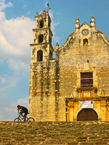 Boy-on-bike-at-Mayan-mission-church